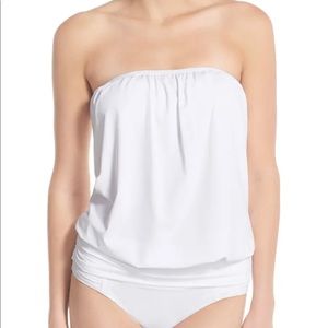 Pearl Bandini Blouson Tankini Top